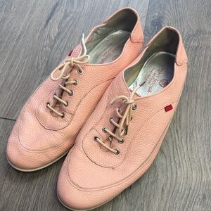 Marc Joseph Golf Cleats Pink Leather Shoes
